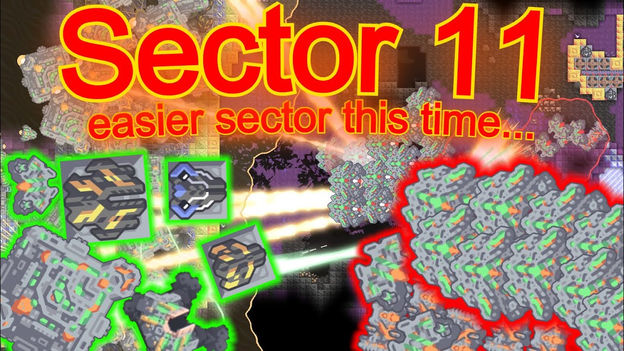 How Far Can I Get on a Hard Sector!? | Mindustry Conquest ep.71