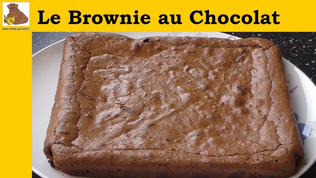 Le brownie au chocolat (recette rapide et facile) HD