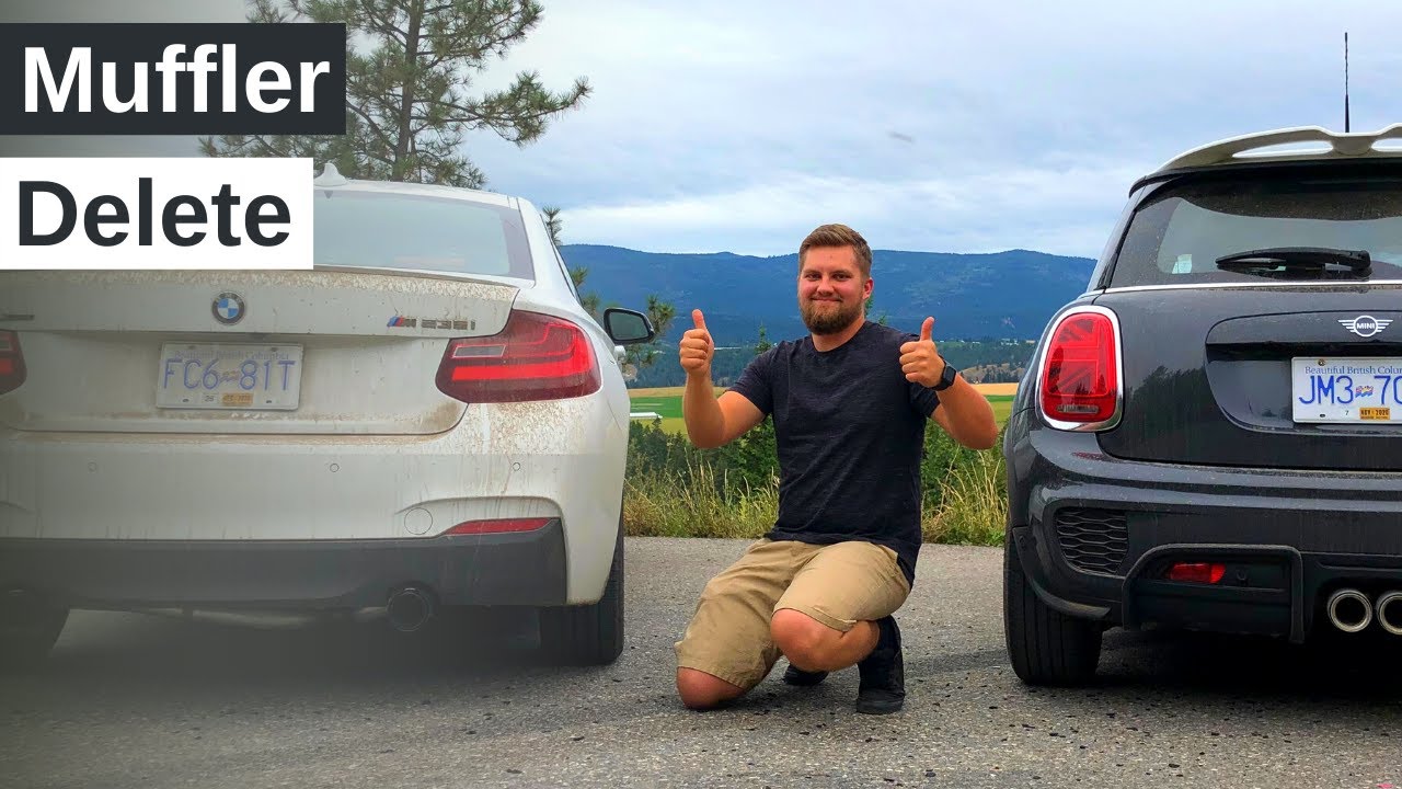 MAKING MY BMW LOUDER!! | BMW M235i Muffler Delete and Review