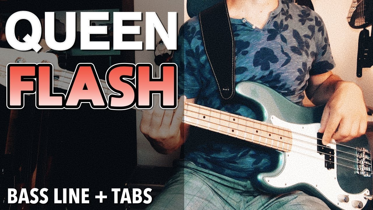 Queen - Flash /// BASS LINE [Play Along Tabs]
