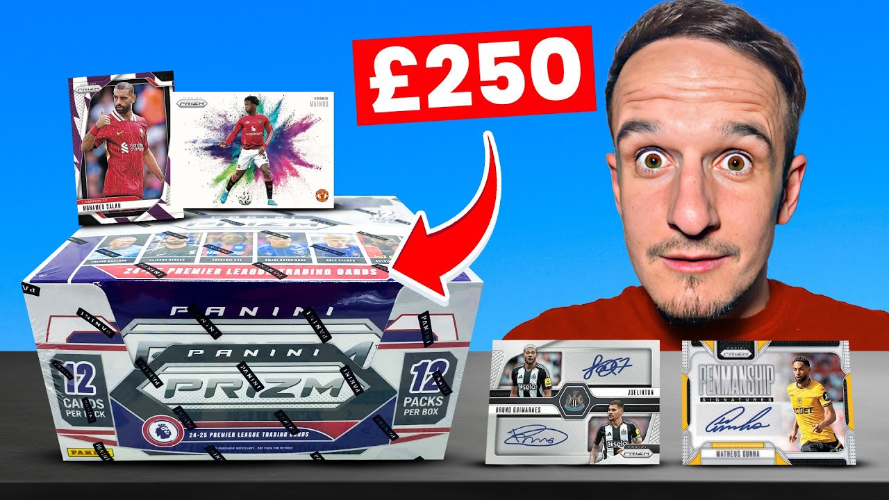 Открываем Panini Prizm Premier League 2024/25 Hobby Box (250 фунтов стерлингов!)