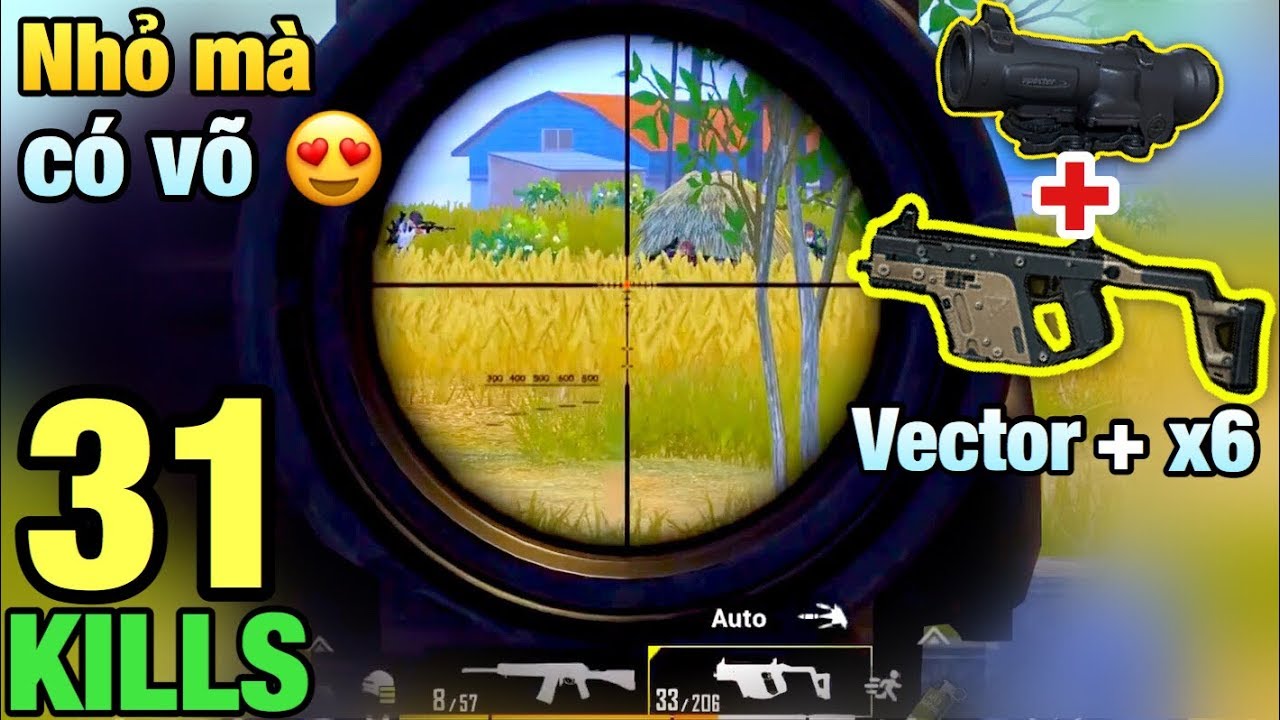[PUBG Mobile] SOLO SQUAD Với Vector | Cực Kì Bá Đạo Sau Khi Được BUFF Sức Mạnh | T98