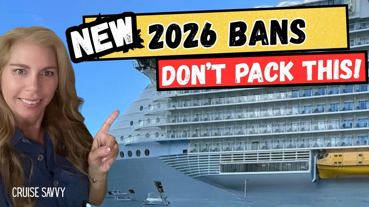 Новые запреты на круизы с 2026 года, о которых вам нужно знать, прежде чем собирать вещи.