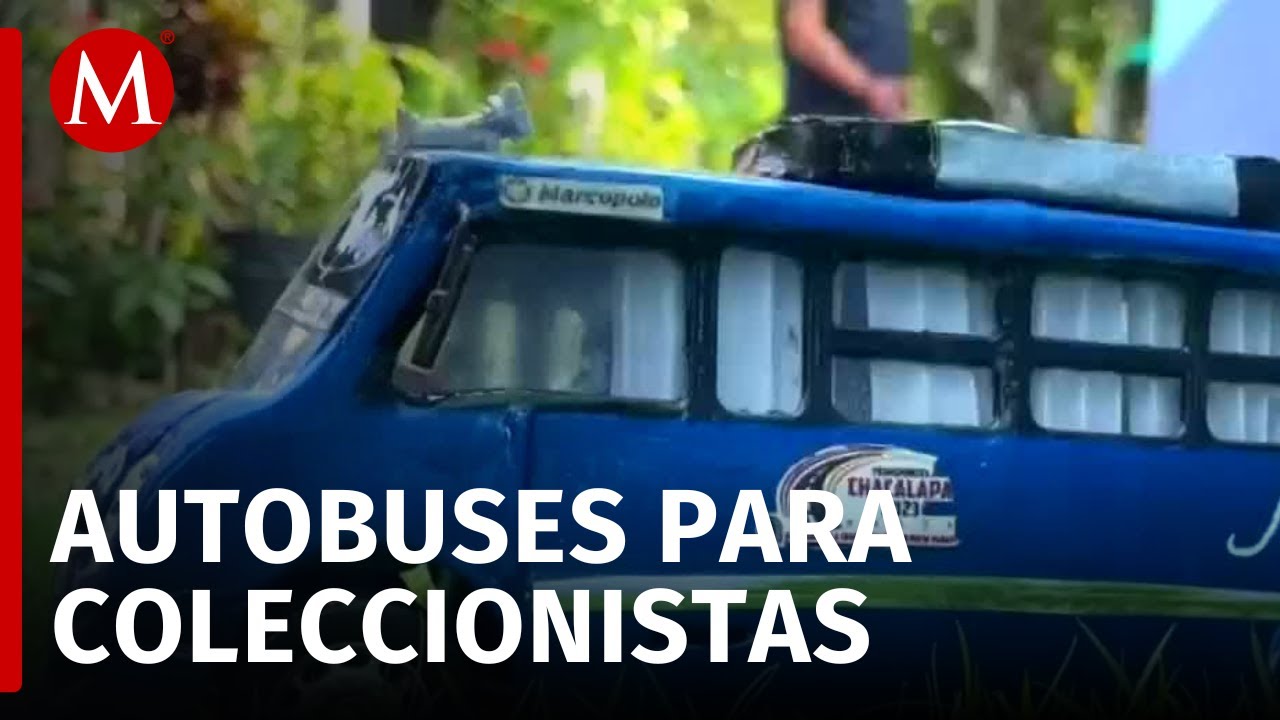 En Veracruz, Roberto Carlos empezó su negocio de autobuses en escala para los coleccionistas