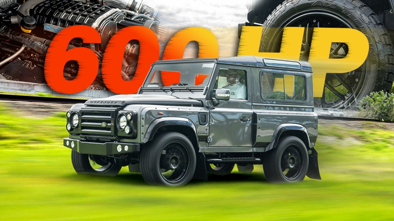 600 KM NA WSZYSTKIE 4 KOŁA | Land Rover Defender 90 z 2014 r.