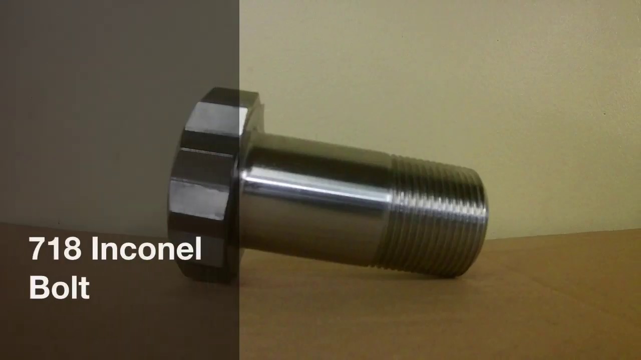 BLUSA Defense Manufacturing | 718 Inconel bolt