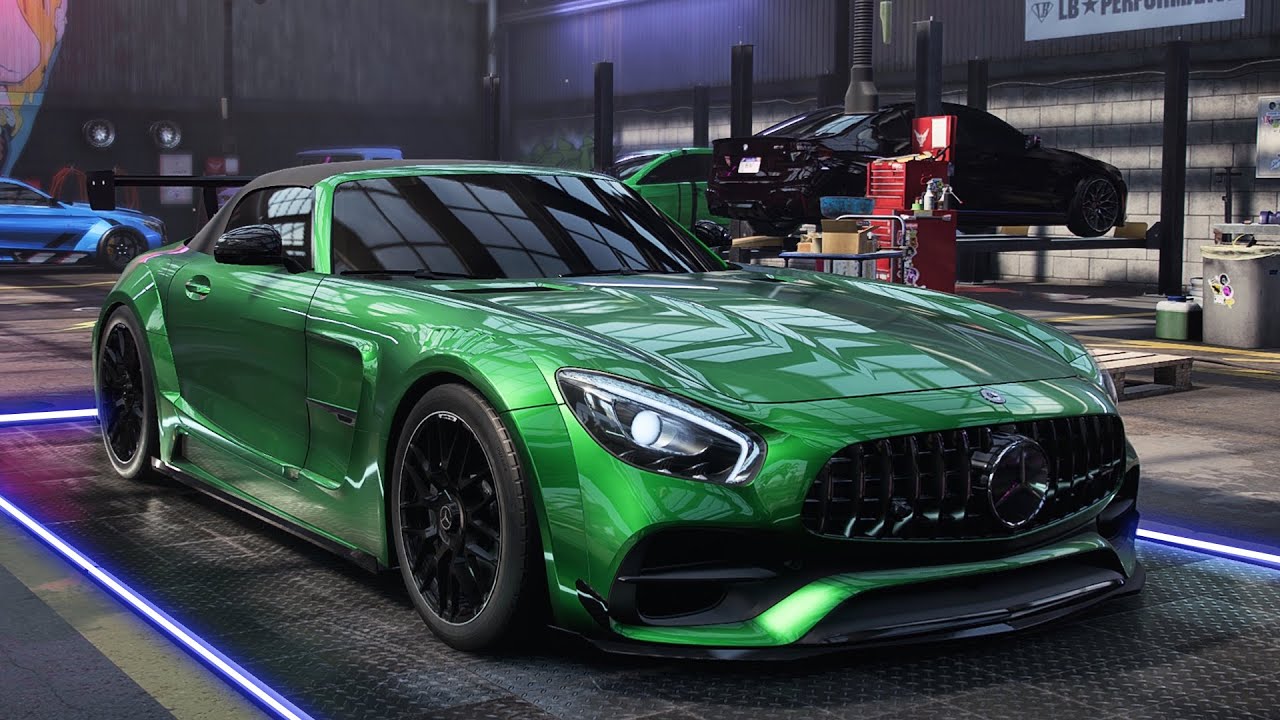 Need for Speed Heat Gameplay - MERCEDES GT S ROADSTER AMG Customization | Max Build