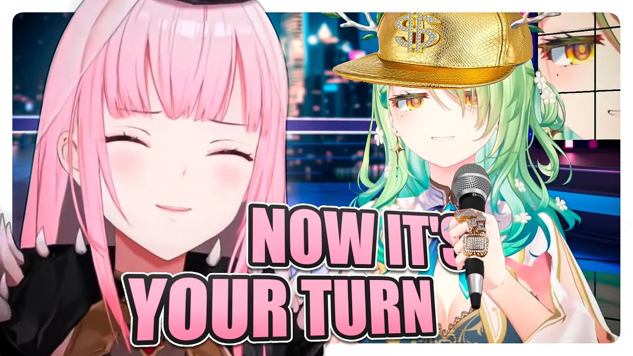 Calli passes the torch to Fauna and leaves HoloEN's rap in her hands | Hololive EN Clip