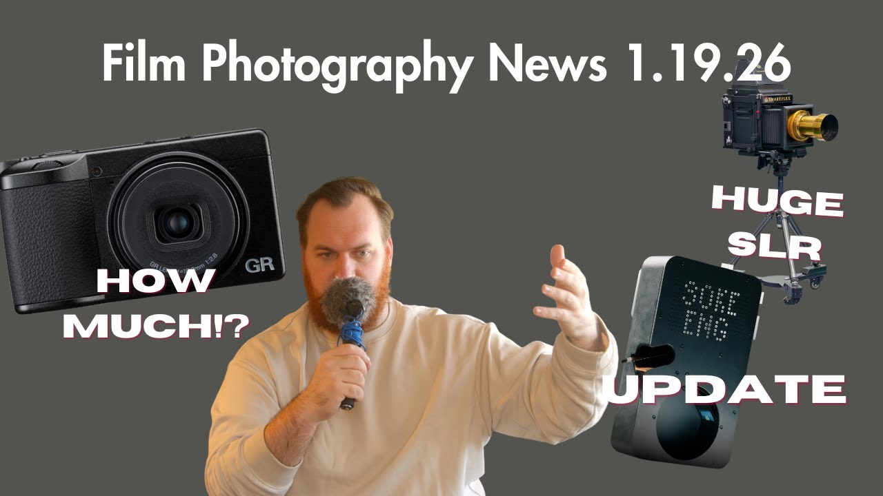 Film Photography News 1.19.26: Film Scanner Update, Smartflex 8x10, New Ricoh Camera and More