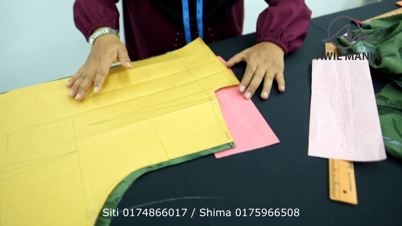 POLA AWIE MANIK: KEBAYA KELEPET KAIN DUYUNG (DEWASA)