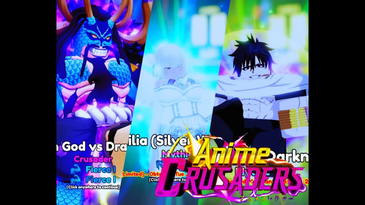 Showcasing 3 new units from anime crusaders (no crusader trait) | Roblox |