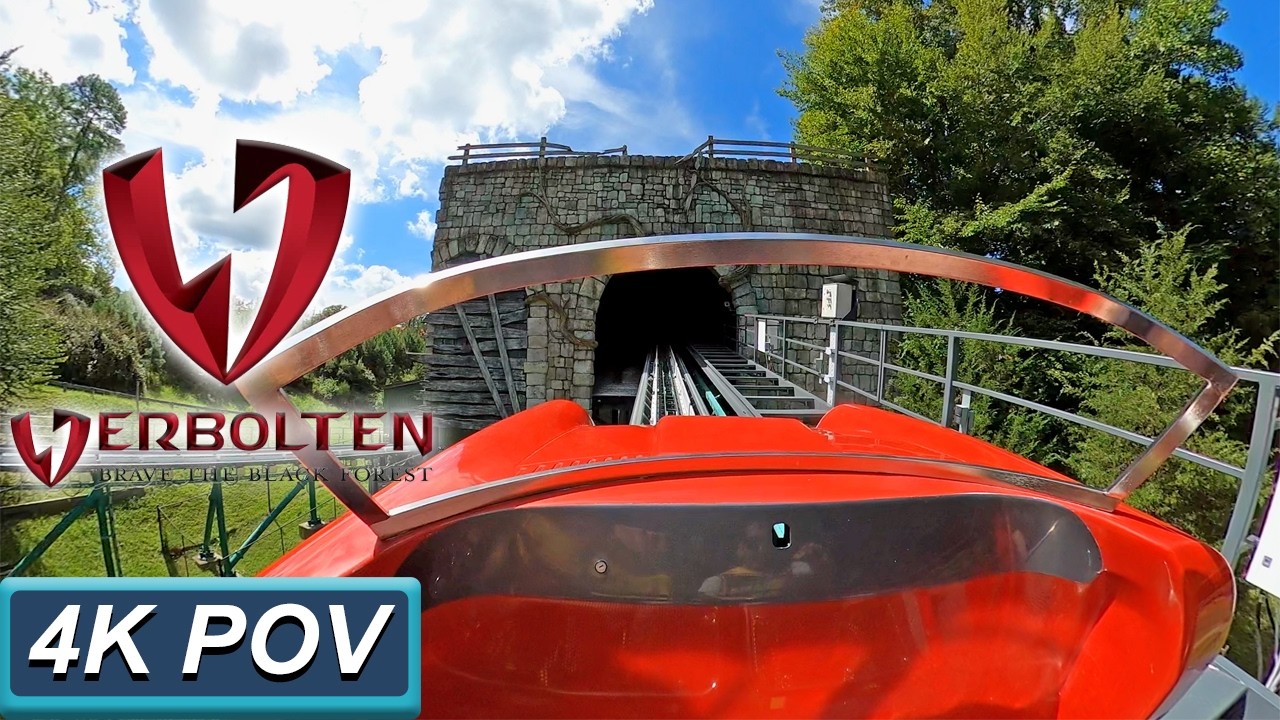 Verbolten (4K Front Seat POV)- Busch Gardens Williamsburg, Williamsburg, VA