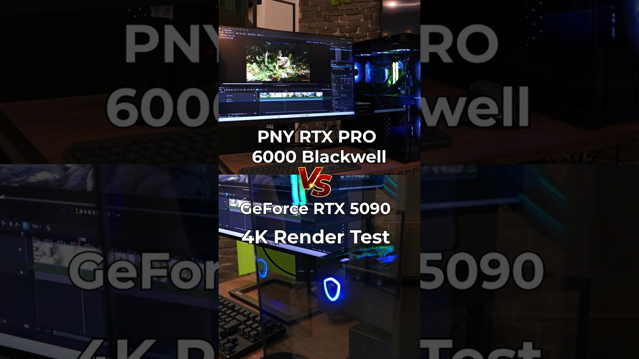 PNY RTX PRO 6000 BLACKWELL VS GEFORCE RTX 5090