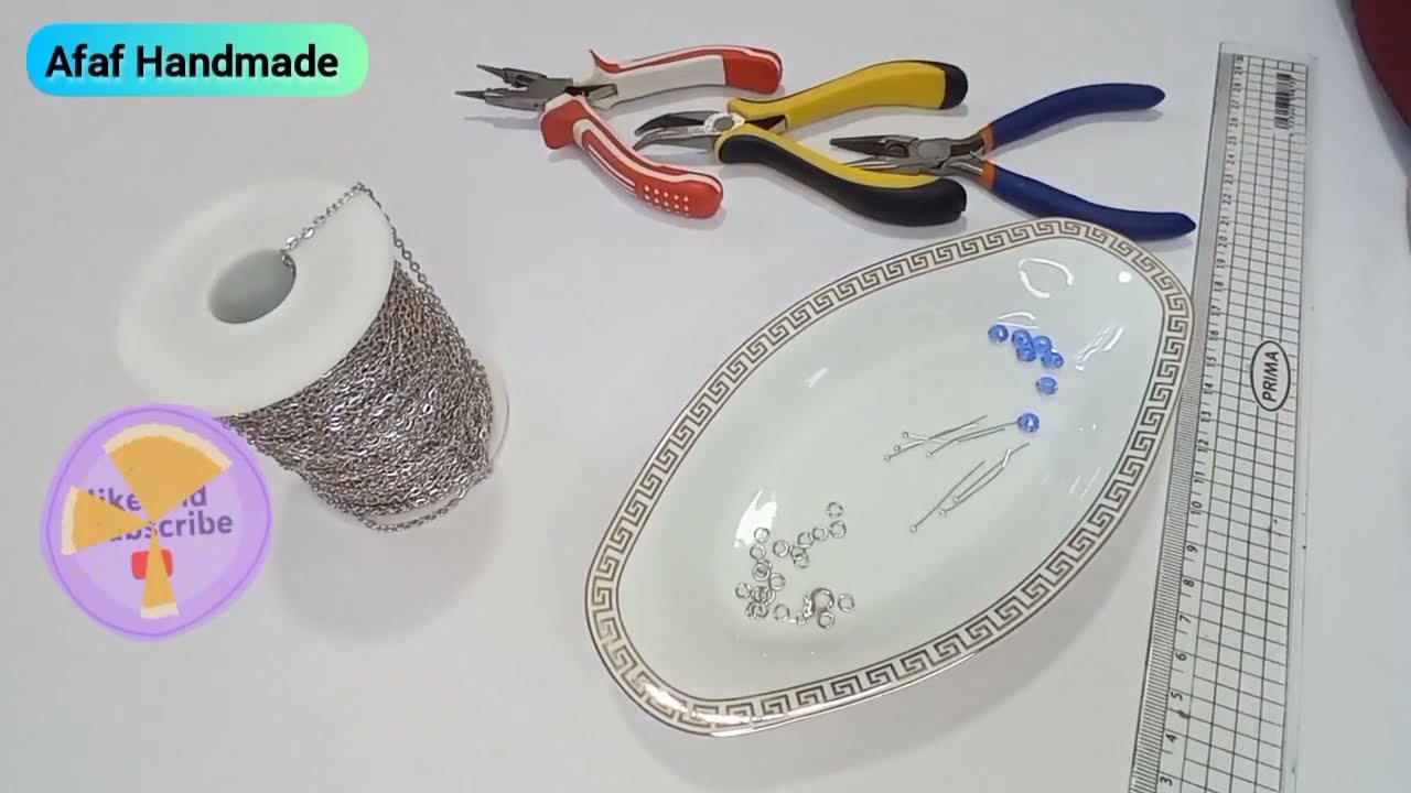 ترند صيف 2022 اجمل سلسلة للعروسة بدون تكلفة ولا مجهود #afaf_handmade #سلسله_العروسة_يتكلفه_بسيطه