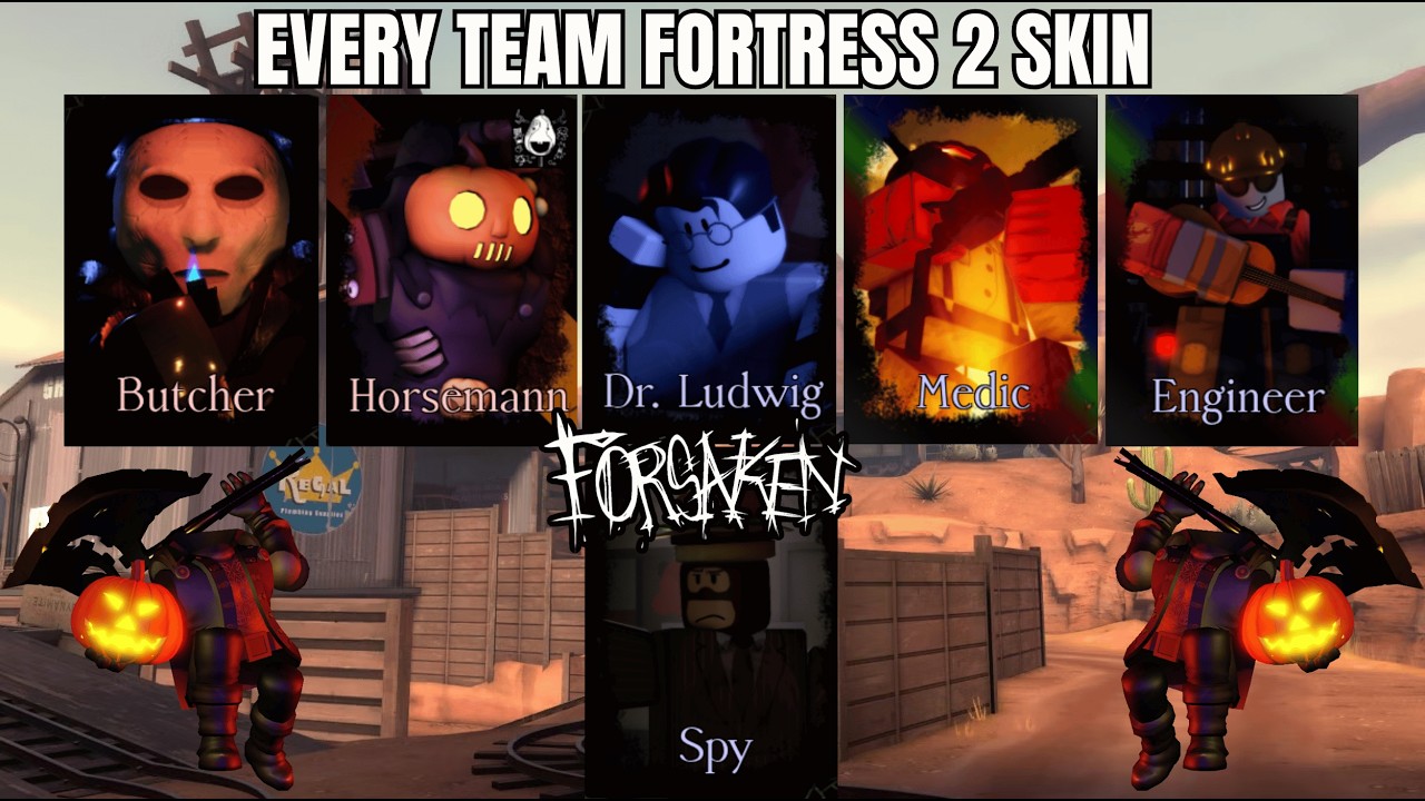 WINNING WITH EVERY TEAM FORTRESS 2 SKIN IN FORSAKEN
