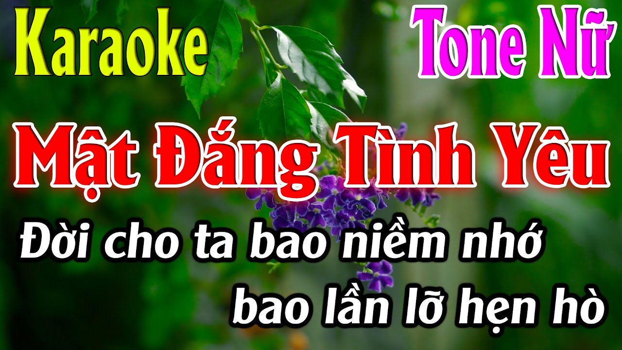 Mật Đắng Tình Yêu Karaoke Tone Nữ ( A#m ) Karaoke Lâm Organ - Beat Mới