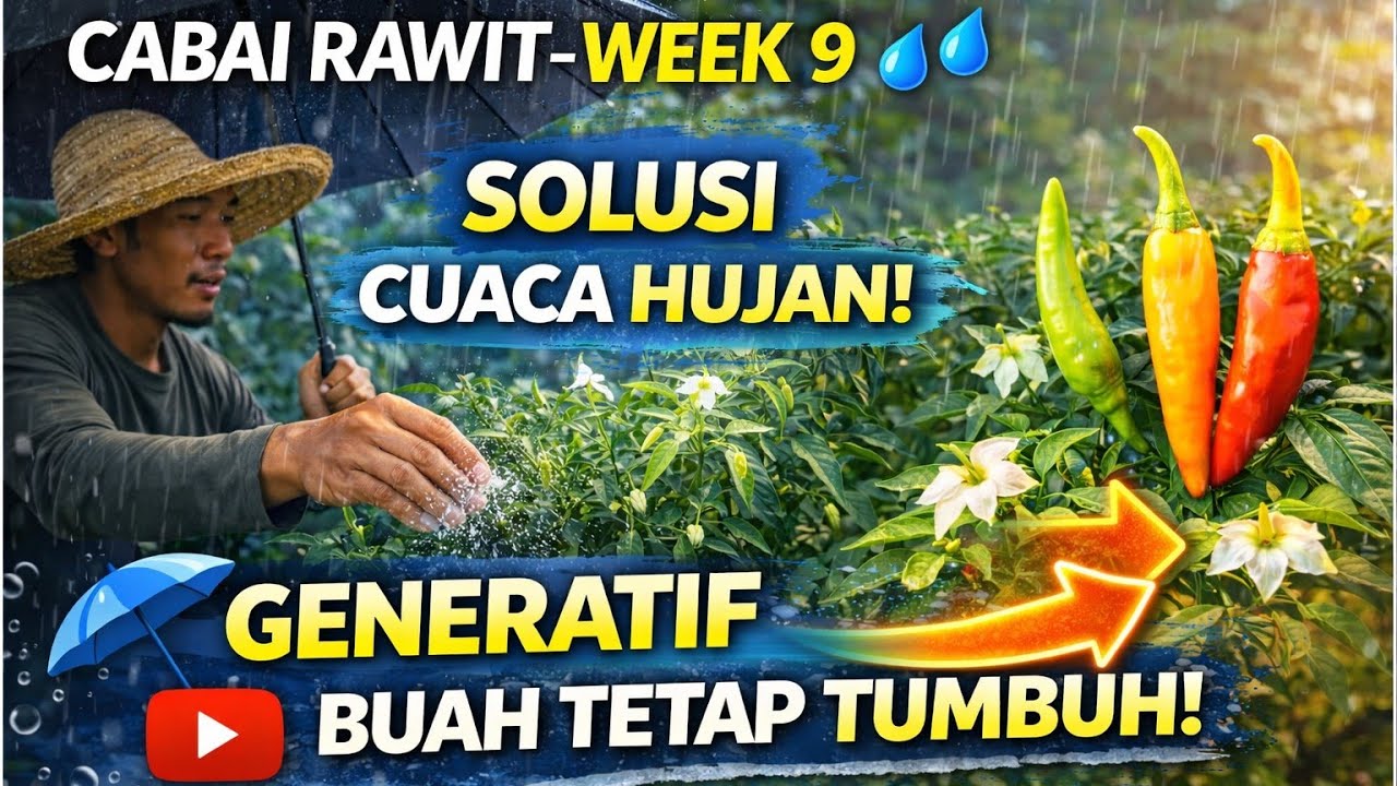 Pertanian Cabai Minggu Ke-9| #pertanianindonesia #cabairawit #pemupukancabai #petanimilenial