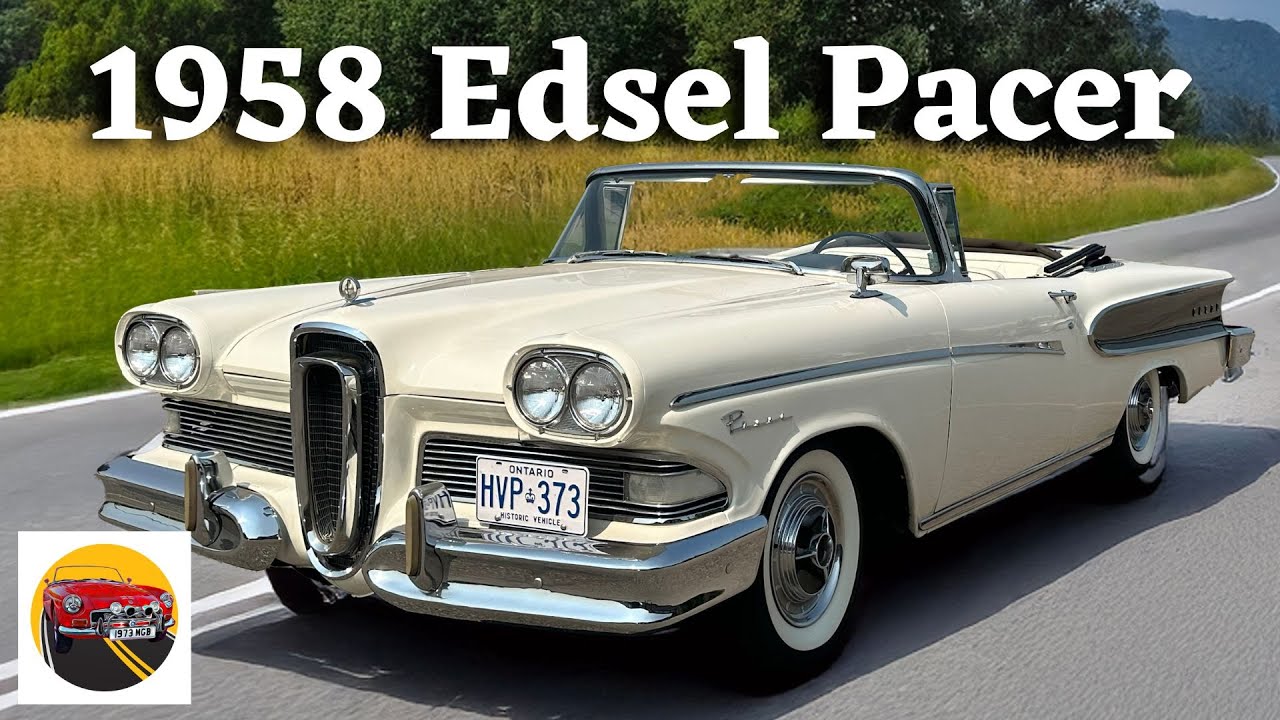 1958 Edsel Pacer Convertible -  Iconic & Prized Classic Collector Car With A Teletouch Shifter!