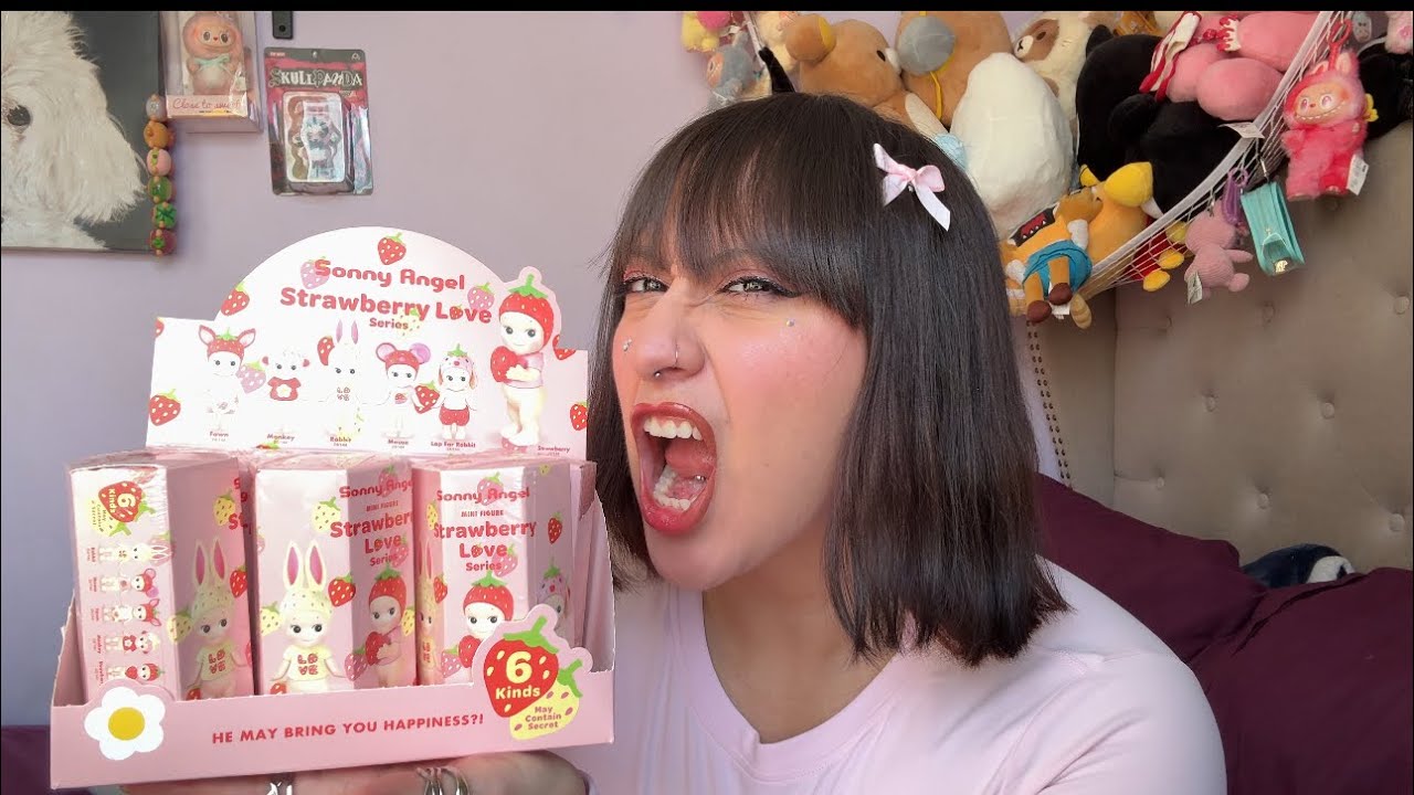 Unboxing a Full Case of The New Sonny Angel Strawberry Love Series ! Valentines Day Edition 2026 