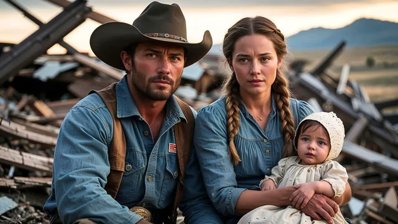Der Cowboy entdeckt Frau und Baby in eingesturzter Hutte grabt sie mit blossen Handen aus