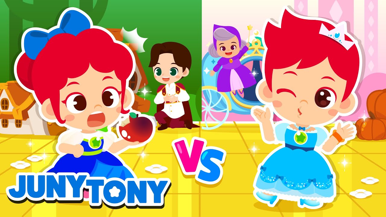 Princesa Juny vs Princesa Tony👑 Canciones Infantiles | JunyTony en español