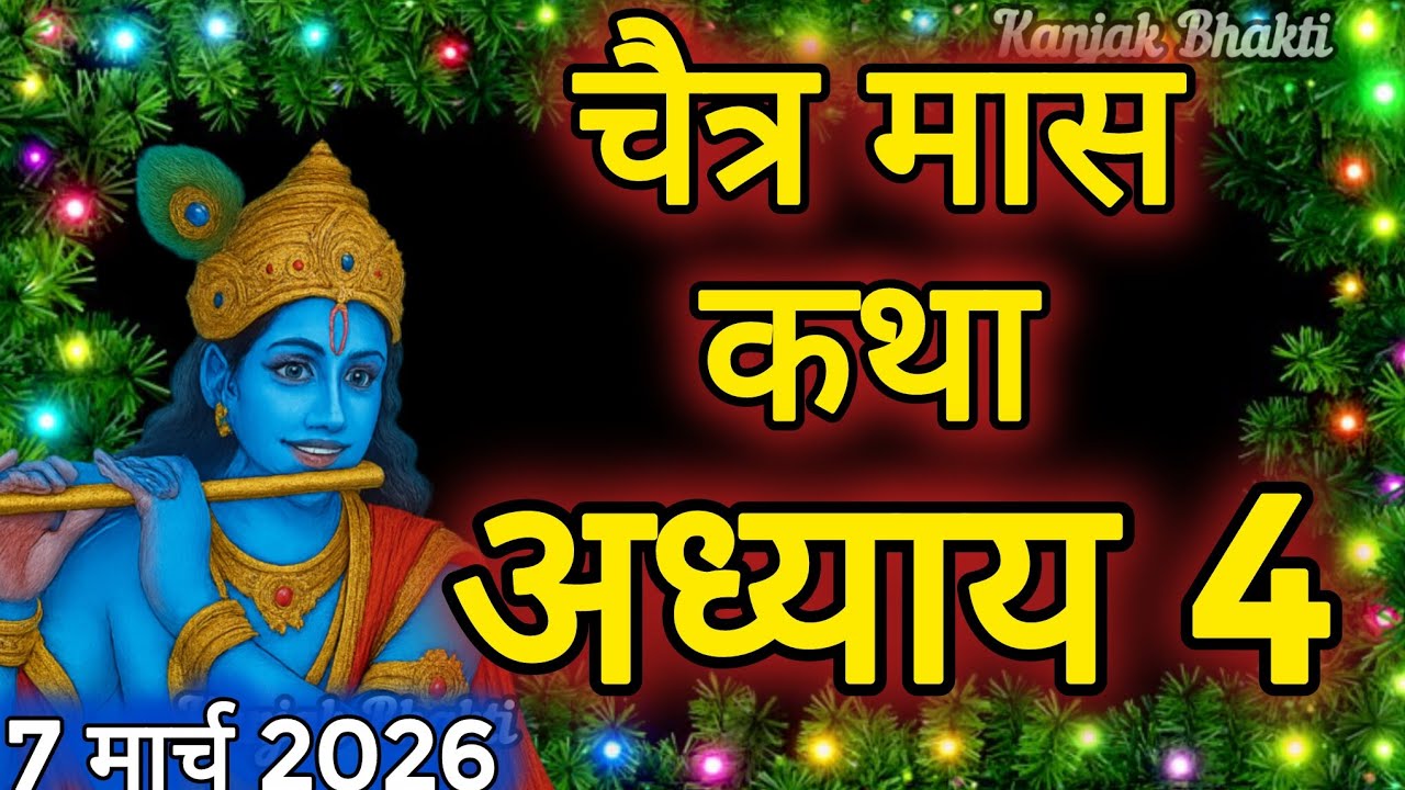 चैत्र मास कथा - अध्याय 4|| Chaitra Maas Ki Katha Day4 || chaitra mahatmya adhyay 4