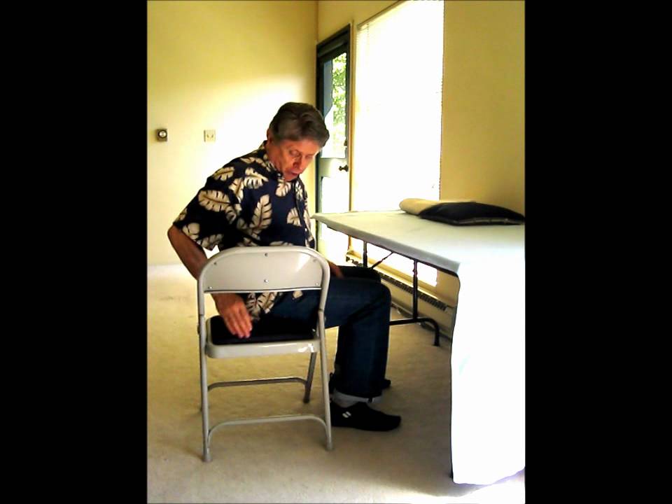 Positioning for a Chair Massage without a Massage Chair