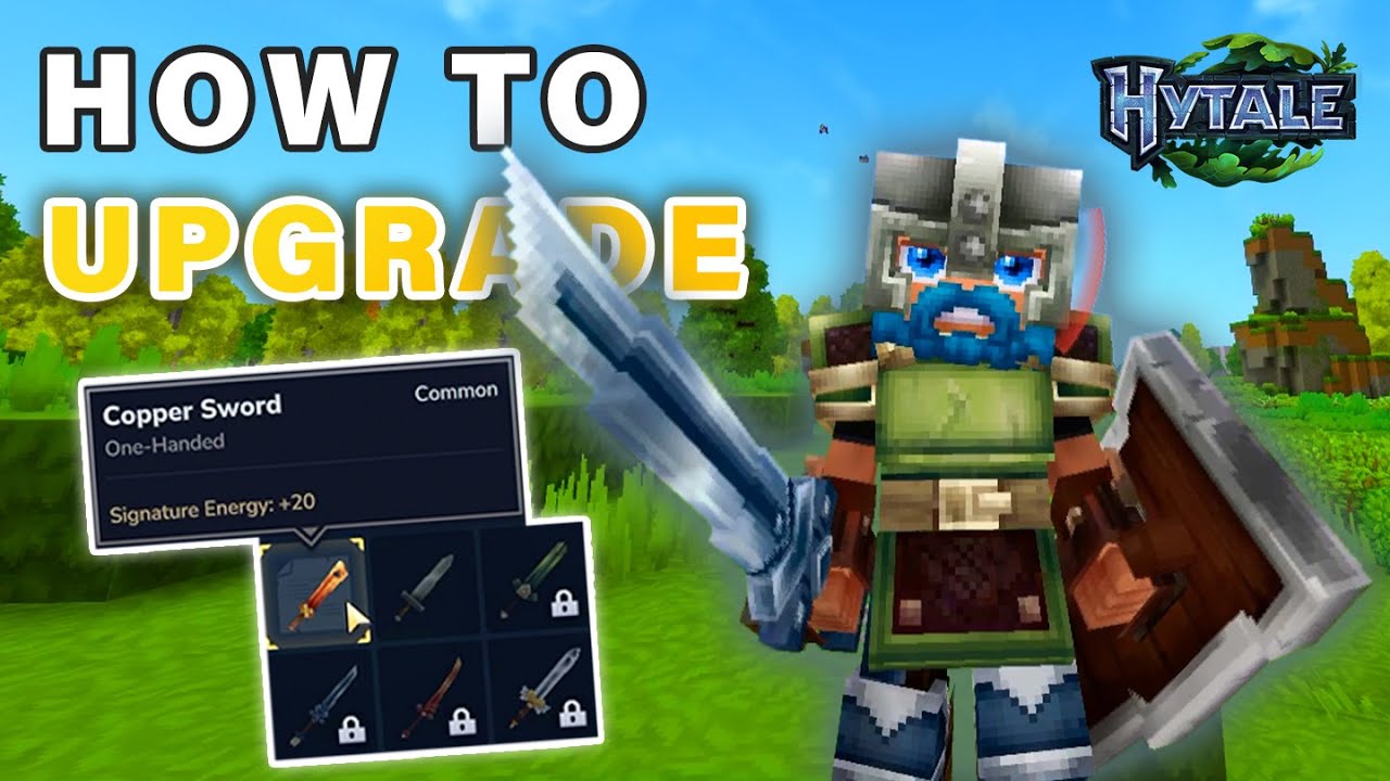 How to get Upgraded Weapons and Armor ► Hytale