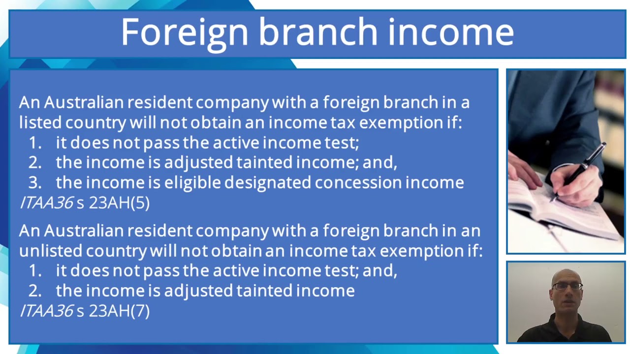 BX3113/LA4024 Topic 2: Taxing Foreign Income