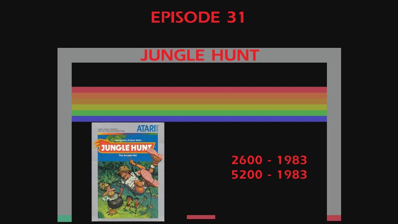 Jungle Hunt - Atari 2600 Vs Atari 5200