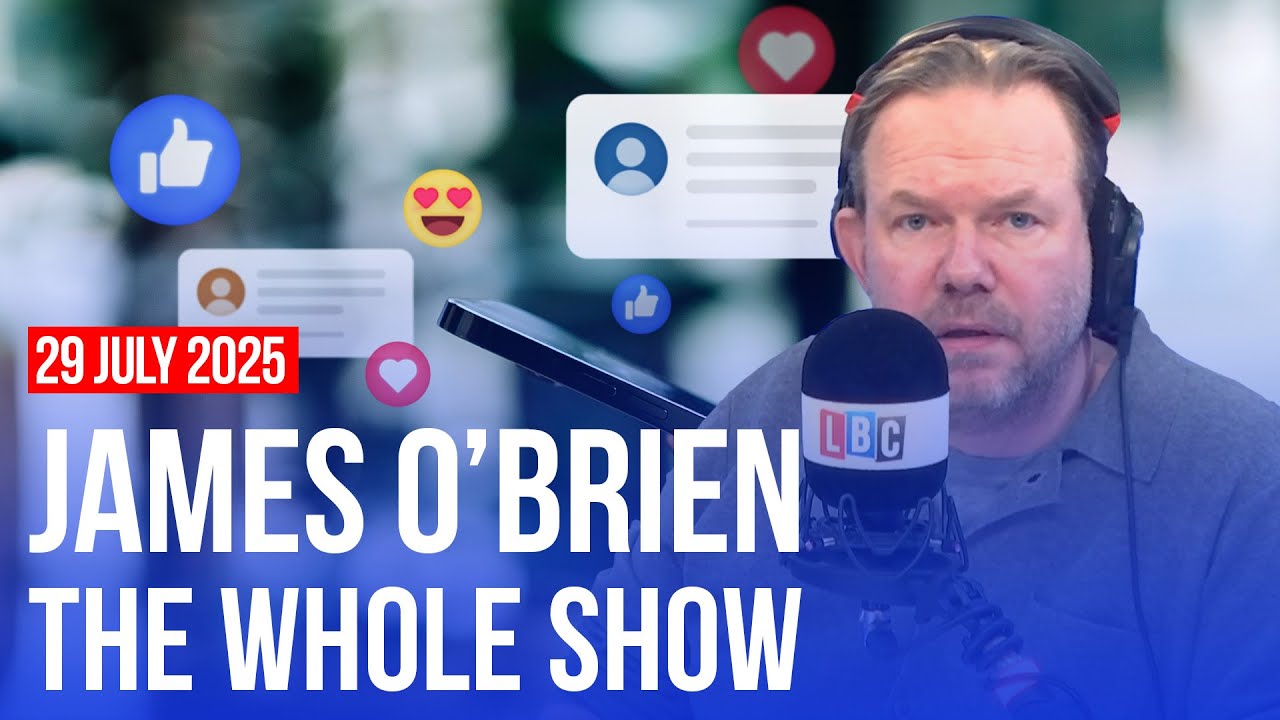 Can we ban children from social media? | James O'Brien - The Whole Show