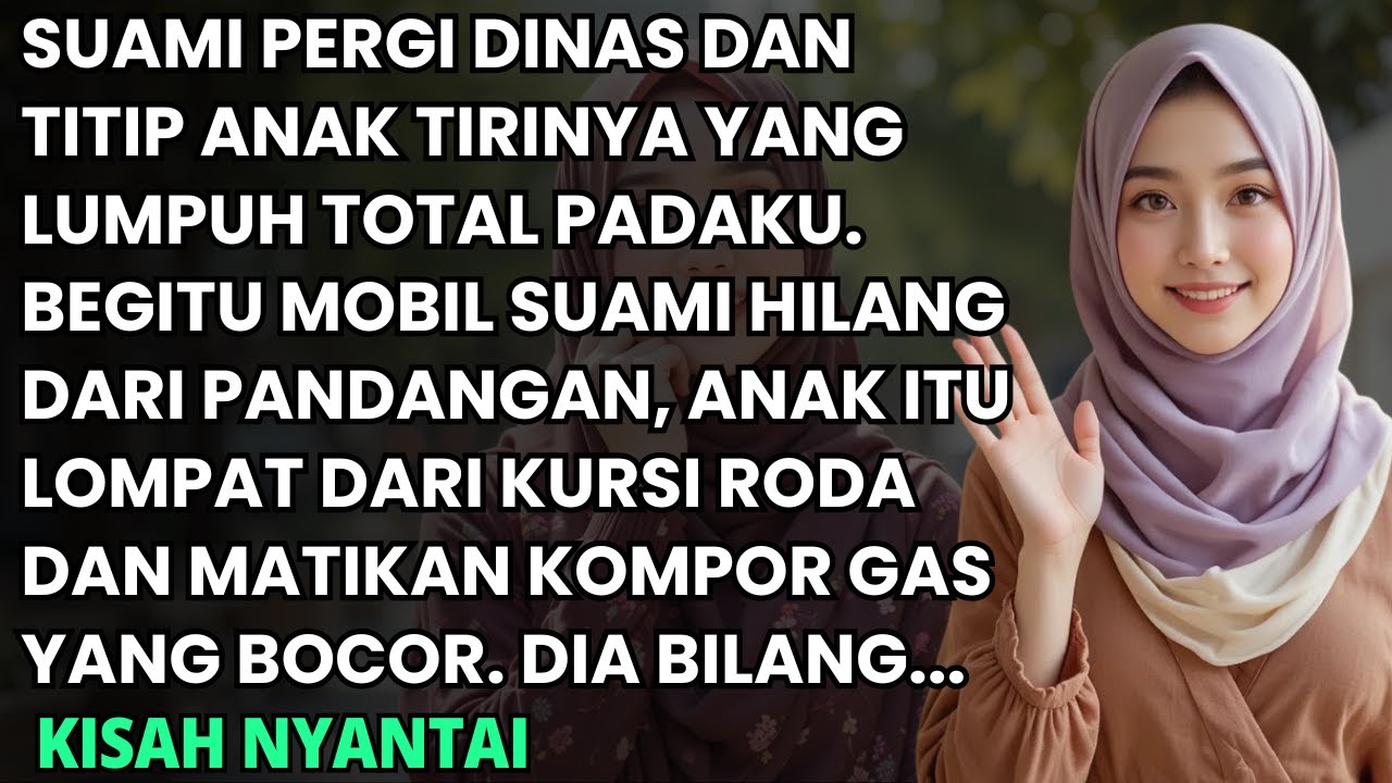 ANAK TIRI LUMPUH TIBA TIBA LARI SAAT AYAHNYA PERGI DINAS, DAN ITU MENYELAMATKANKU..