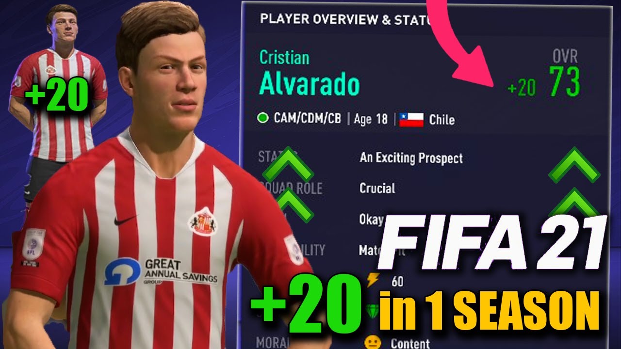 HOW TO GROW +20 POINTS YOUTH ACADEMY PLAYERS IN 1 SEASON!!! - FIFA 21 Career Mode