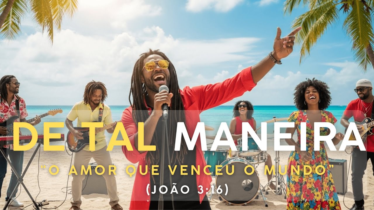 O Amor Que Venceu o Mundo (João 3:16) | Reggae Gospel | Som de Sião