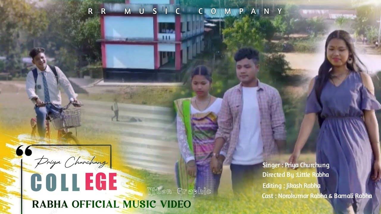 new rabha college official music video ||priya Churchung || Romantic