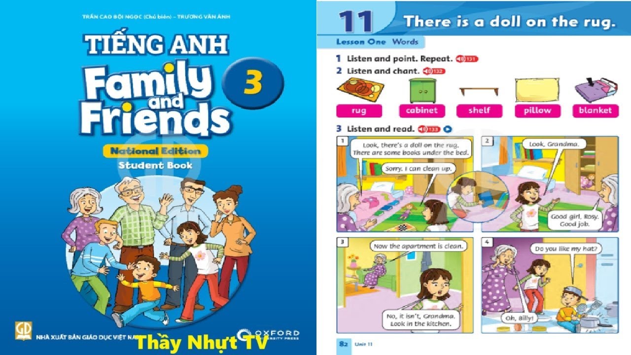 Bài 11 Trang 82 - Tiếng Anh Lớp 3 Family And Friends National Edition Studentbook - Thầy Nhựt TV