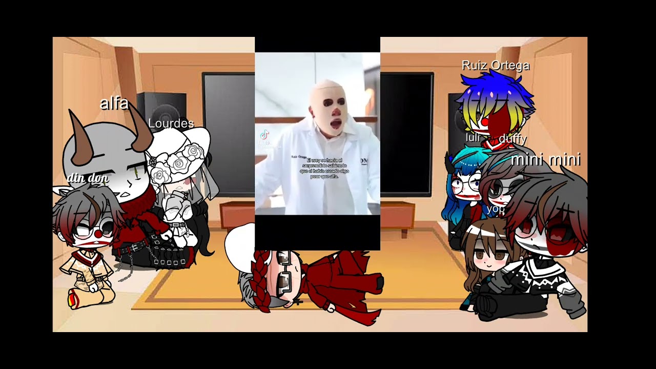 Los payasos reaccionan a sus edits (último video)#gacha #gachaclub #fede