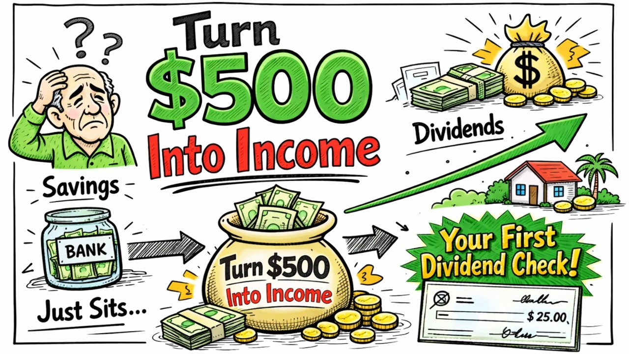 Turn $500 Into Long-Term Wealth With Dividend Investing