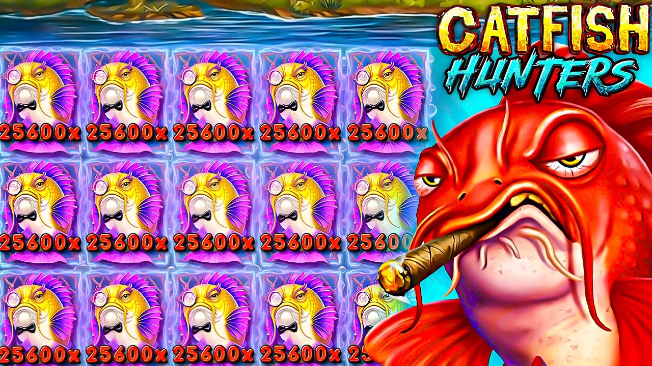 Максимальный выигрыш в 20 000 раз в игре Catfish Hunters!