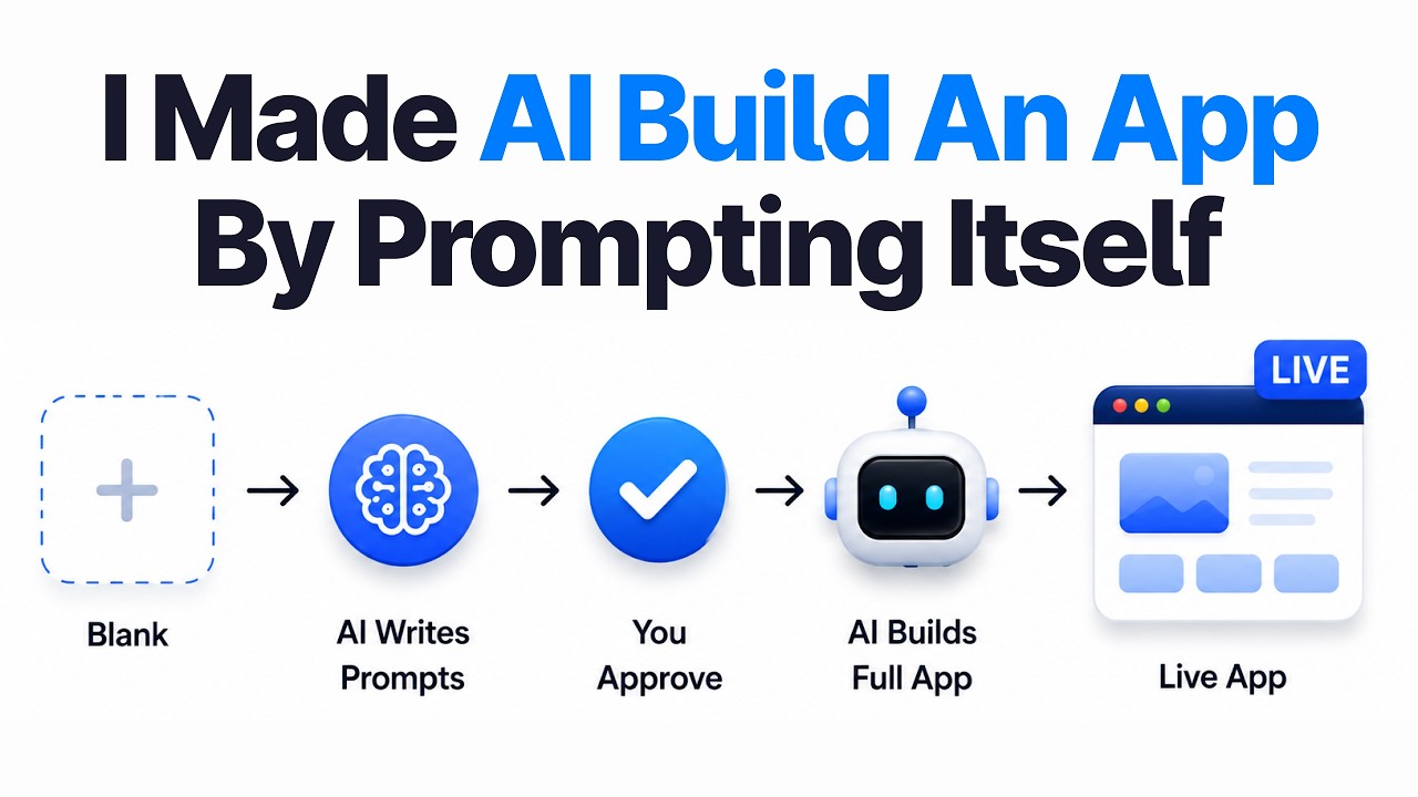 I Made AI Write Its Own Prompts and Build the Entire App