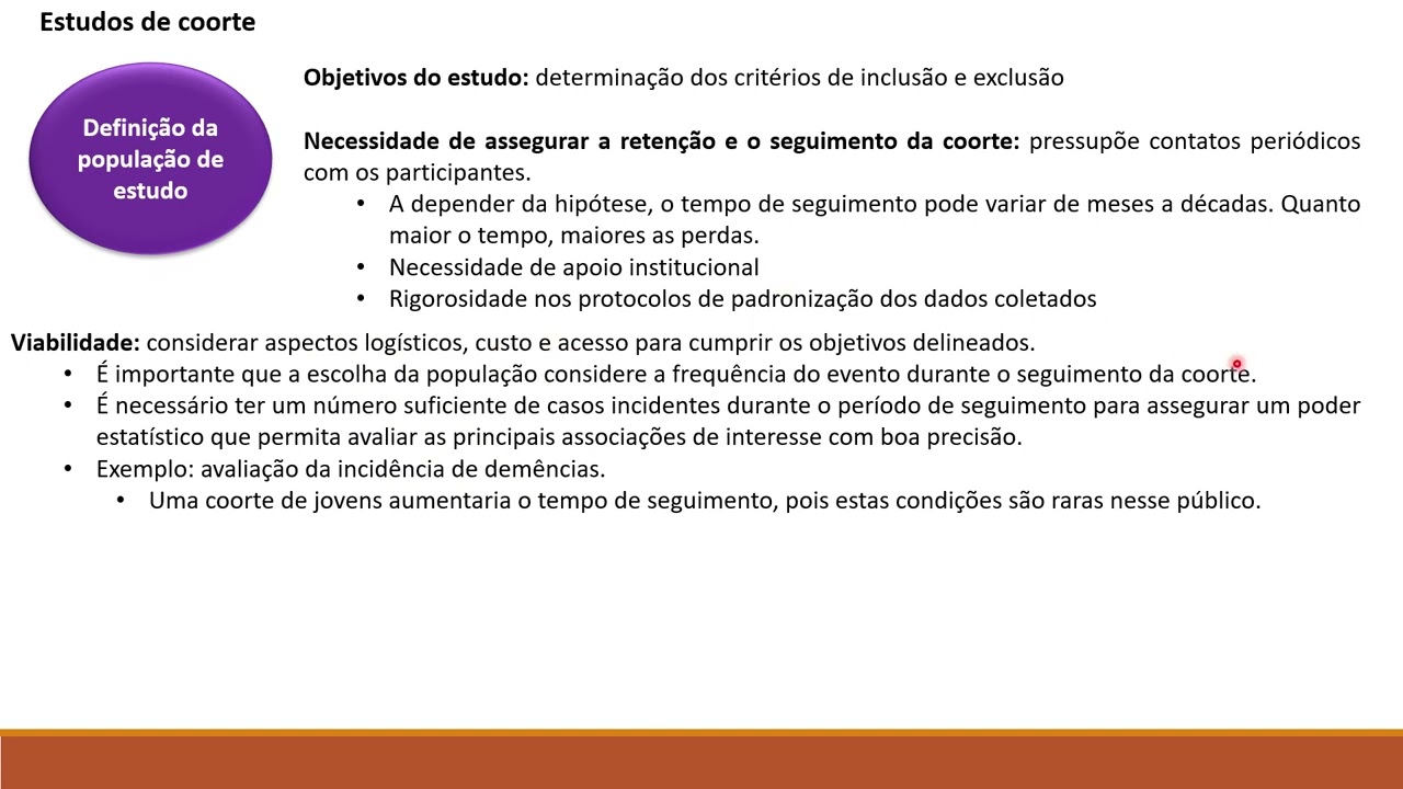 Desenhos em pesquisa de epidemiologia