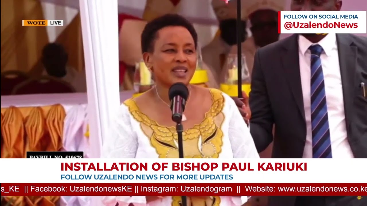 Deputy Chief Justice Philomena Mwilu Welcomes Bishop Paul Kariuki to Wote Diocese
