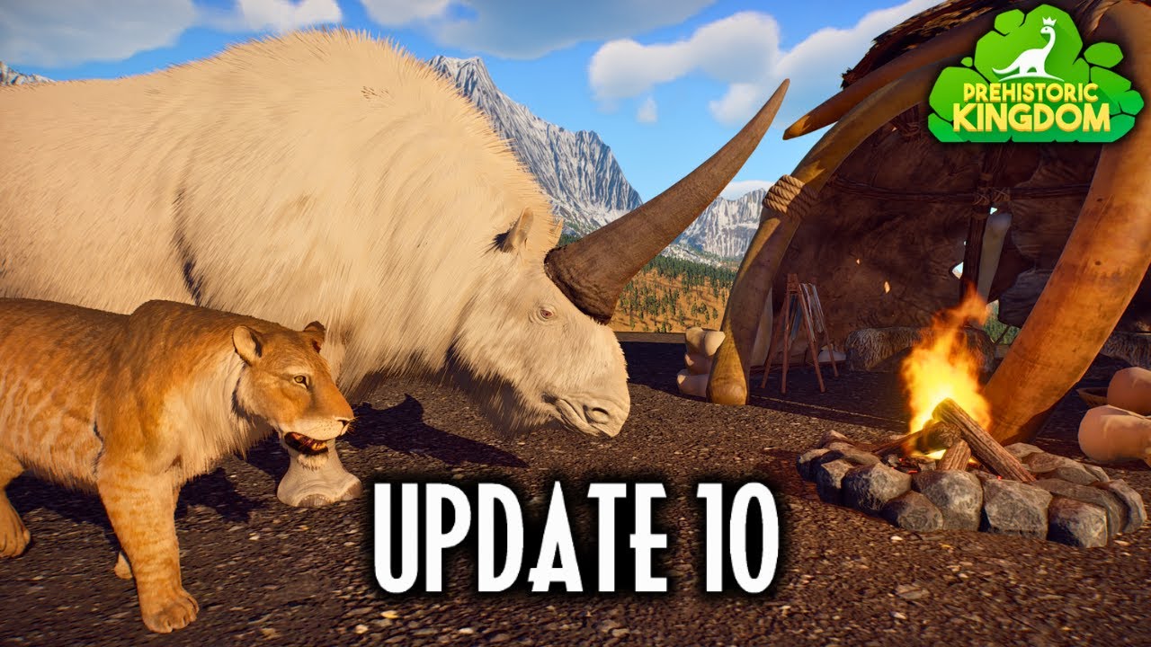 PRÉSENTATION UPDATE 10 : Nouvelles espèces, map Canada, biome, bâtiments... Prehistoric Kingdom