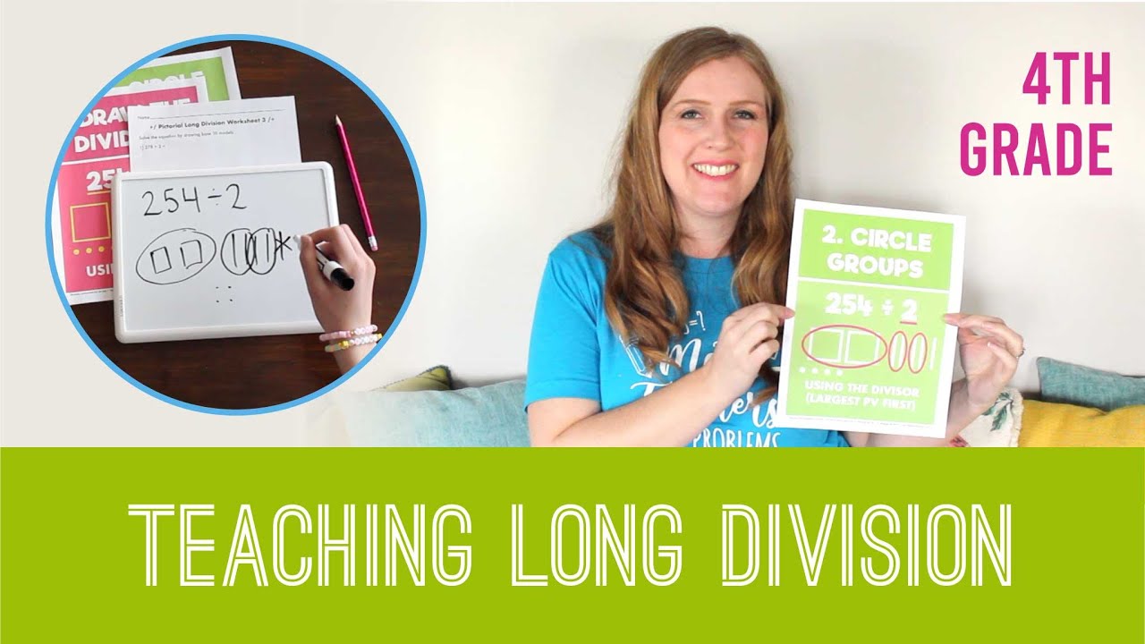 How to Teach Long Division for 4th Grade: Concrete, Pictorial & Abstract Methods