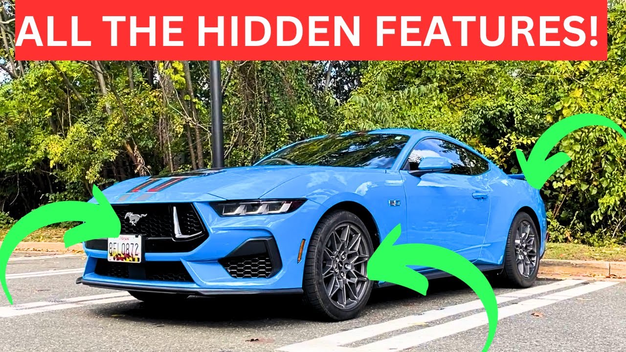 10 HIDDEN Features of 2024 Mustang | S650 Mustang Hidden Features & Easter Eggs