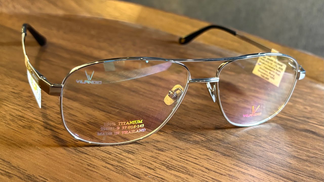 [ Retro Vibes ] Vilandio T14001 | Aviator | – Chất liệu Titanium siêu nhẹ