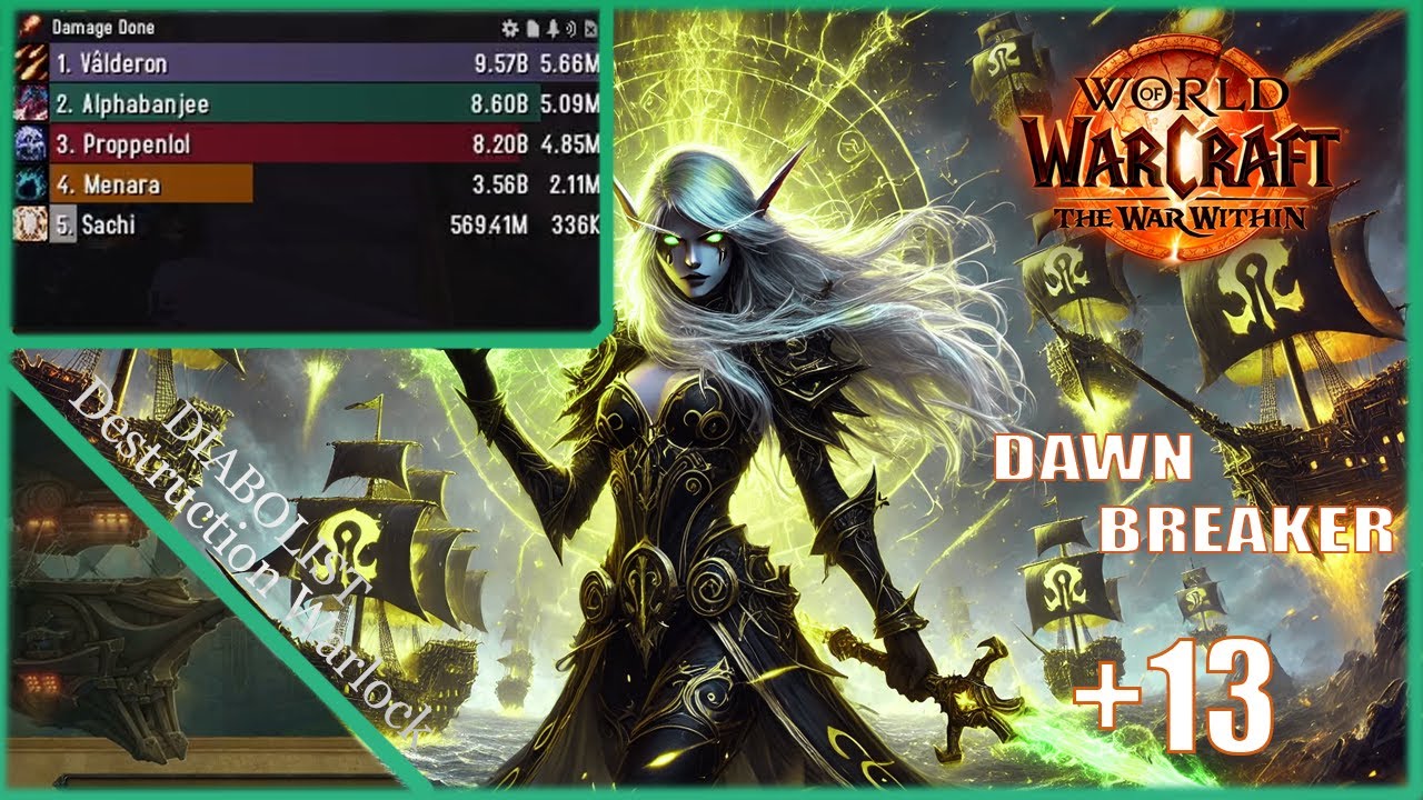 Chaos Bolt Only ? | The Dawnbreaker +13 | Diabolist Destruction Warlock | Season 3