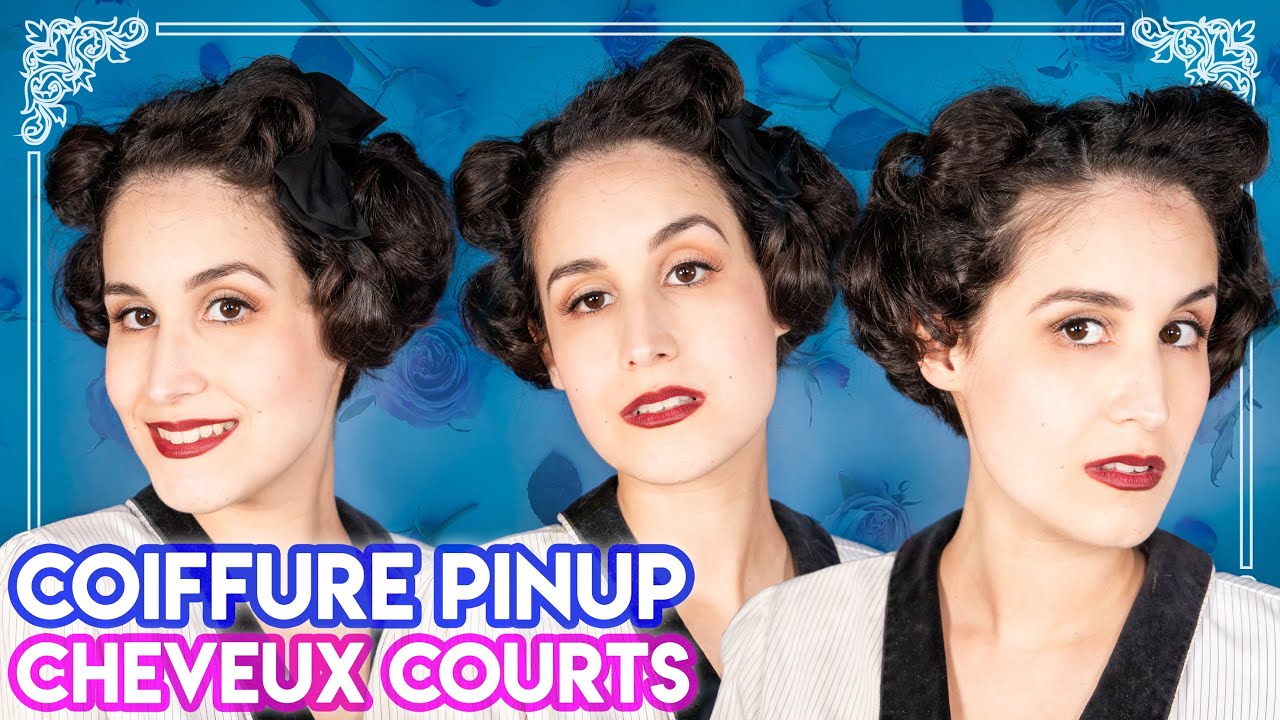 TUTO COIFFURE PINUP ANNÉES 40 | cheveux courts