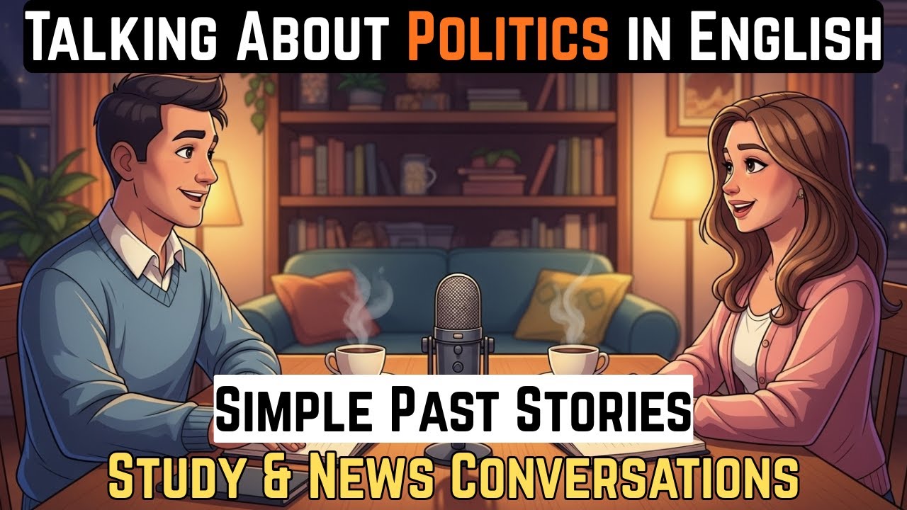 How to Talk About Politics in English | Past Simple & Past Continuous  | ESL Podcast | Learn English