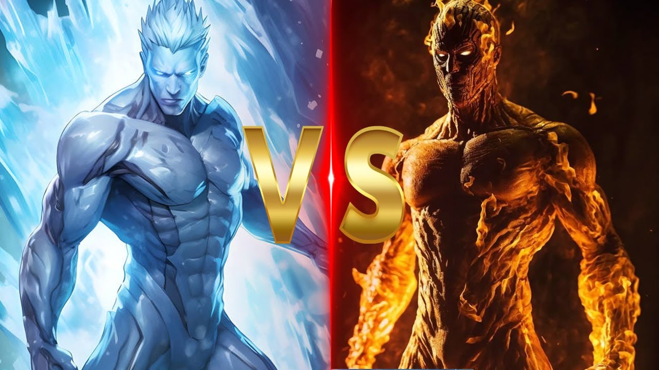Why Iceman Vs Human Torch Isn't Even Close! Who do you think is wining in this